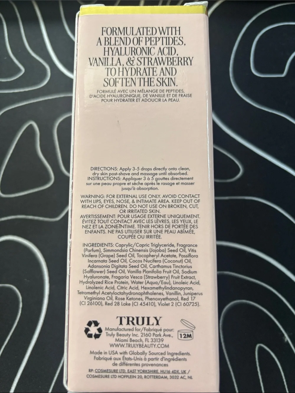 TRULY Soft Serve After Shave Oil - NEW IN BOX